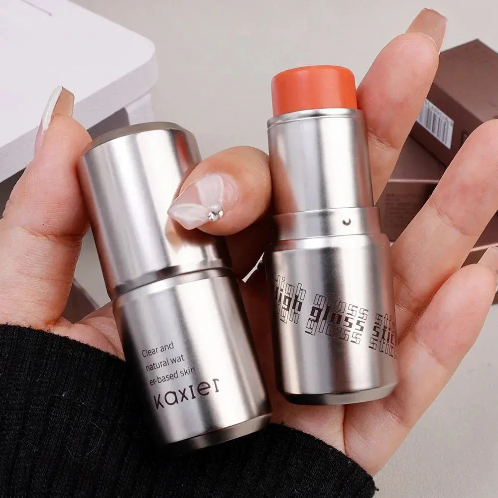 4-Color Shimmer Highlighter & Blush Stick – Face & Body Makeup Ladies Fashion Flora