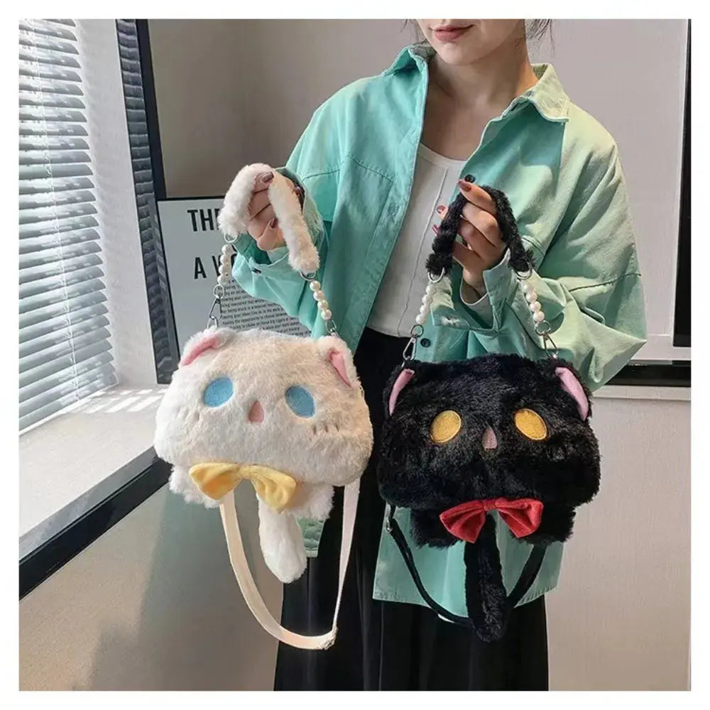 Cute Large Capacity Plush Bag – Soft Women’s Handbag Ladies Fashion Flora