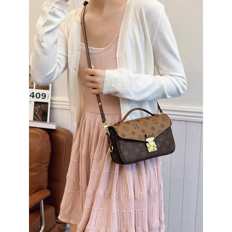 Fashion Printed Women’s Square Bag 2025 – Korean Style Handbag Ladies Fashion Flora