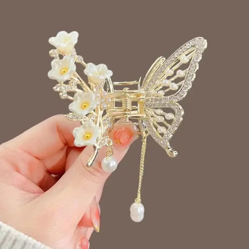 Shark & Crab Hair Clips – Korean Hairpins for Girls & Women Ladies Fashion Flora