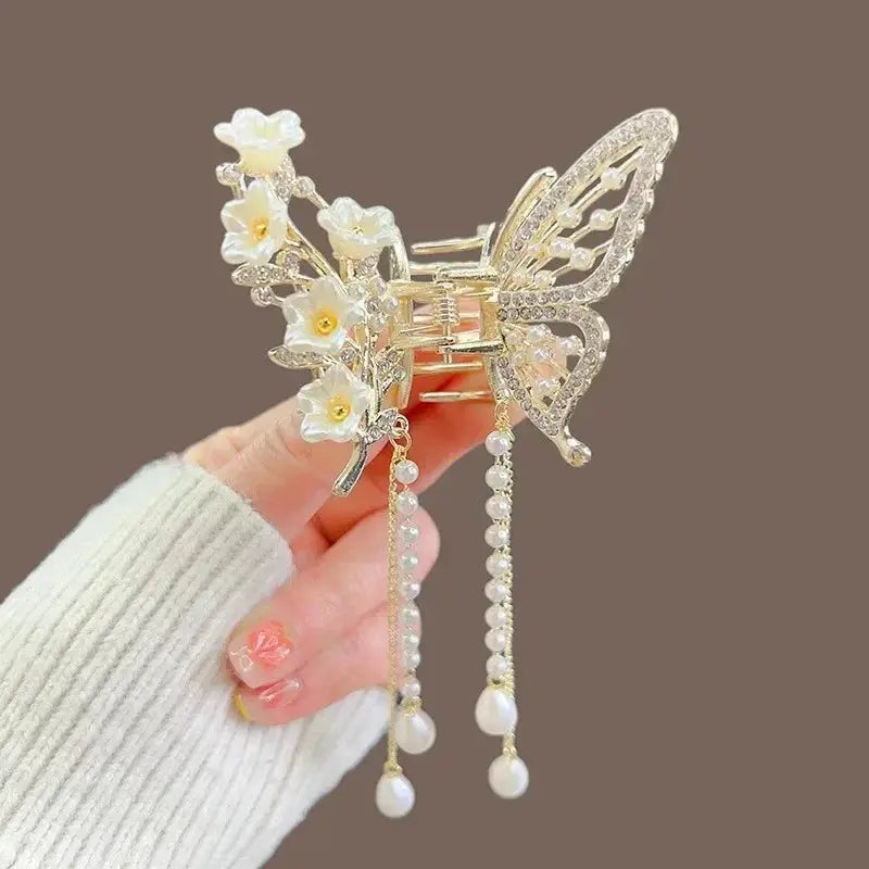 Shark & Crab Hair Clips – Korean Hairpins for Girls & Women Ladies Fashion Flora