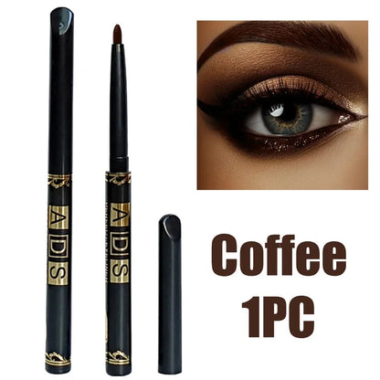 2-Pack Waterproof Eyeliner Pencils – Black & Brown Smudge-Proof  Ladies Fashion Flora