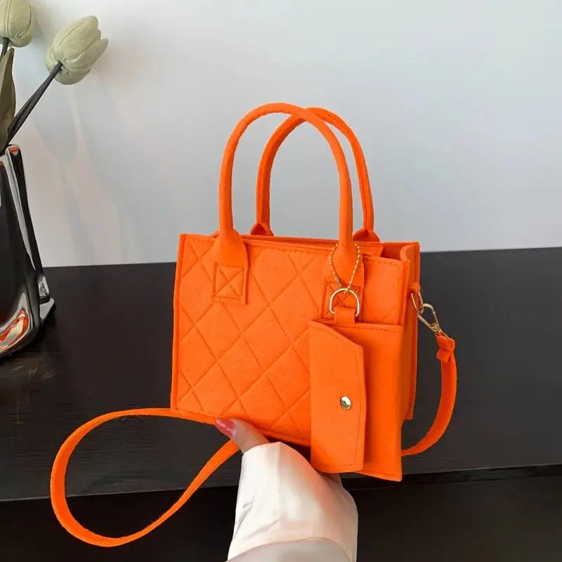 3-Piece Embossed Women’s Handbag Set – Stylish Tote & Purse  Ladies Fashion Flora