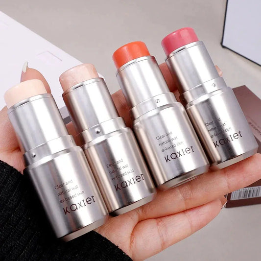 4-Color Shimmer Highlighter & Blush Stick – Face & Body Makeup  Ladies Fashion Flora
