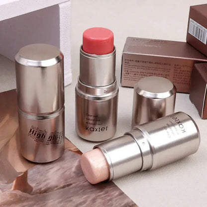 4-Color Shimmer Highlighter & Blush Stick – Face & Body Makeup  Ladies Fashion Flora