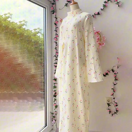 Autumn Floral Dress for Women  Ladies Fashion Flora