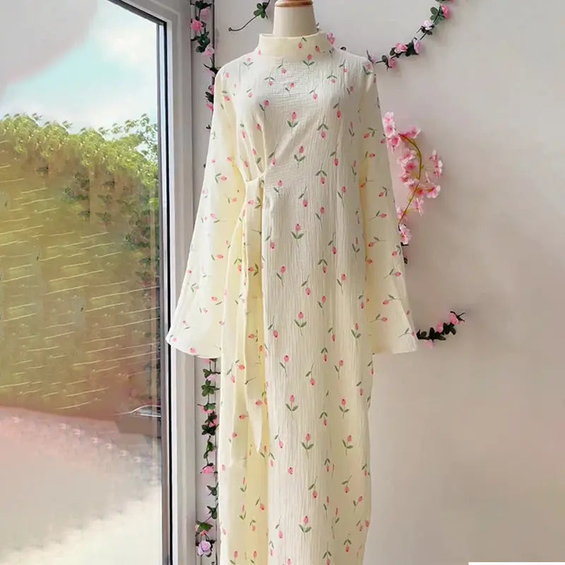 Autumn Floral Dress for Women  Ladies Fashion Flora