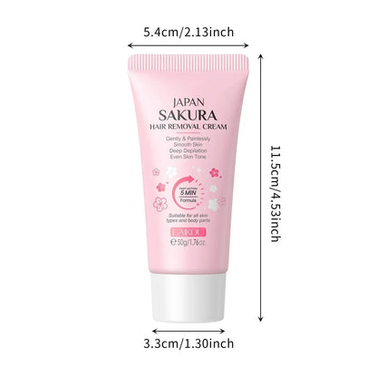 LAIKOU Sakura Hair Removal Cream – Fast & Gentle Skin Care  Ladies Fashion Flora