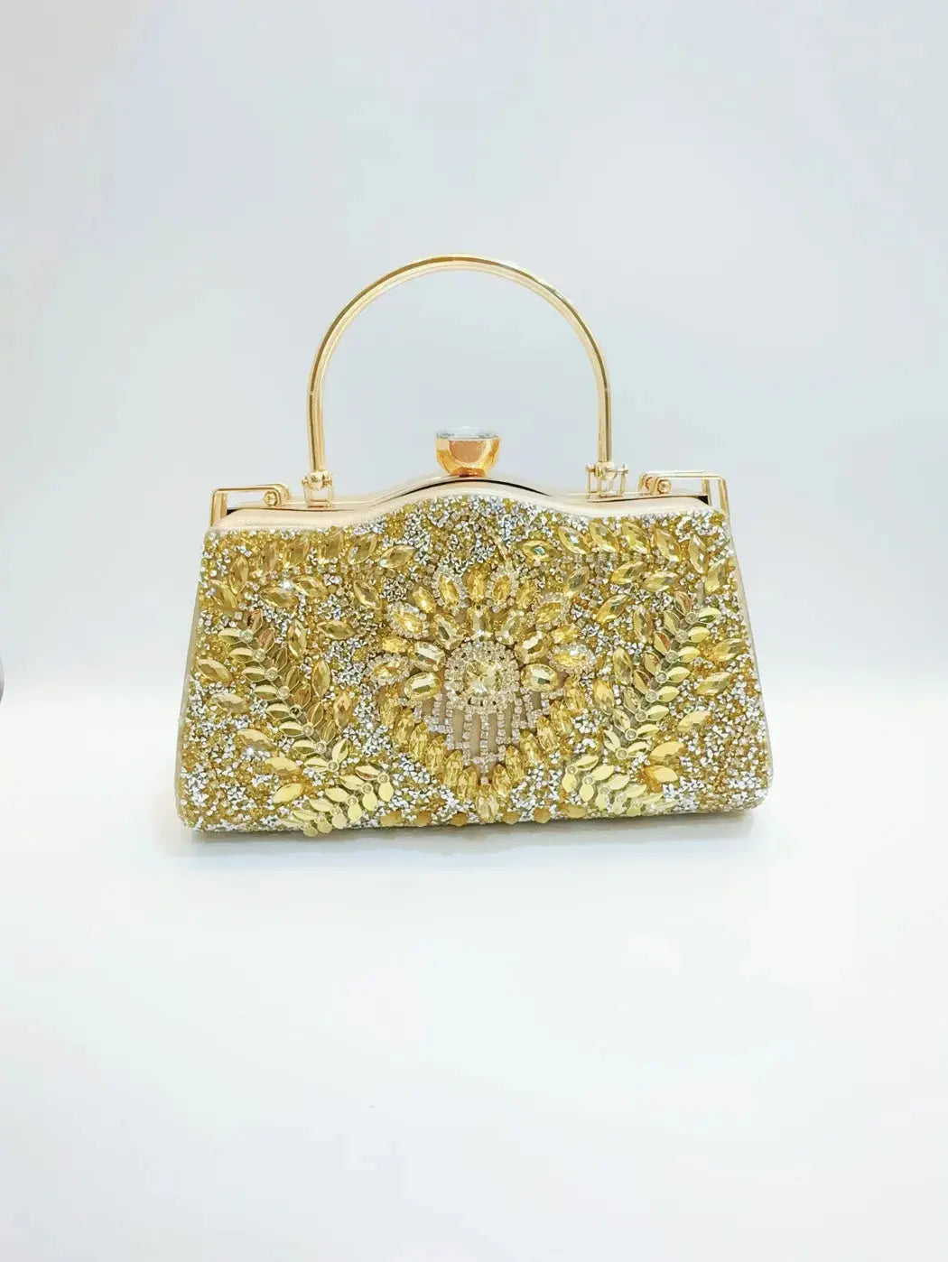 Ladies’ Diamond Handbag – Elegant Women’s Evening Clutch  Ladies Fashion Flora
