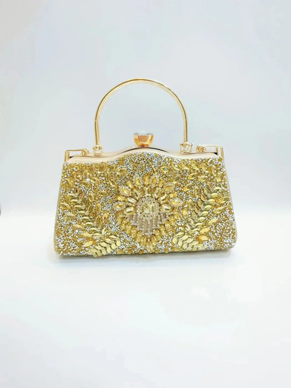 Ladies’ Diamond Handbag – Elegant Women’s Evening Clutch  Ladies Fashion Flora