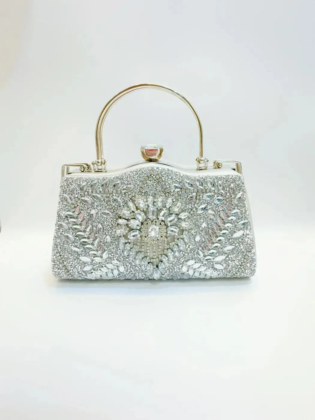 Ladies’ Diamond Handbag – Elegant Women’s Evening Clutch  Ladies Fashion Flora