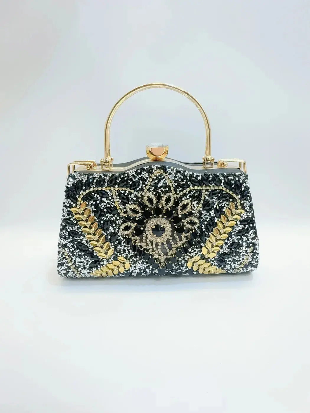 Ladies’ Diamond Handbag – Elegant Women’s Evening Clutch  Ladies Fashion Flora