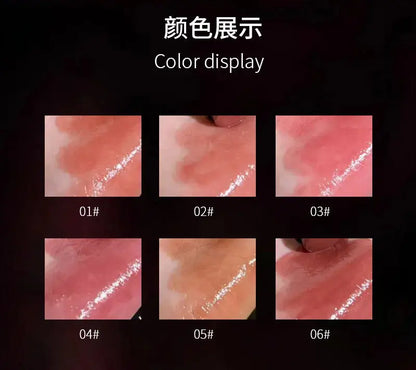 Mirror Water Light Lip Gloss – Low Saturation Russet Lipstick, Moisturizing  Ladies Fashion Flora