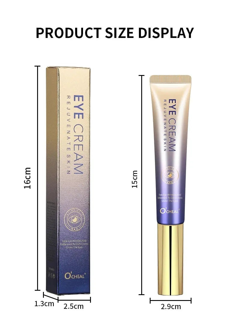 O’CHEAL Anti-Wrinkle Eye Cream – Roller Ball for Dark Circles & Puffiness  Ladies Fashion Flora