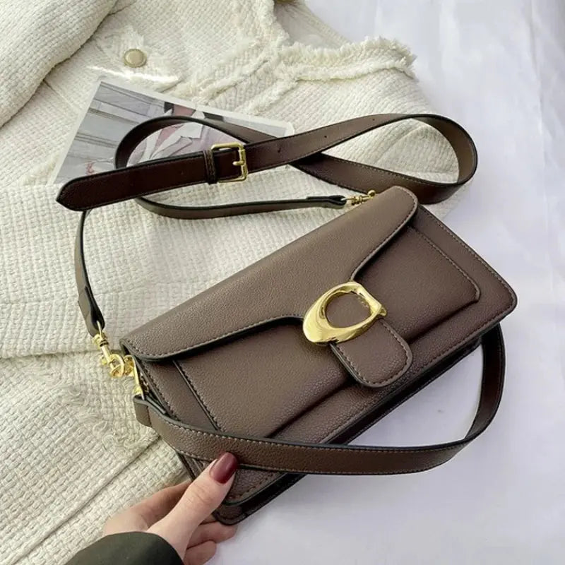 Retro 25cm Women’s Luxury Square Shoulder Bag – Stylish Handbag  Ladies Fashion Flora