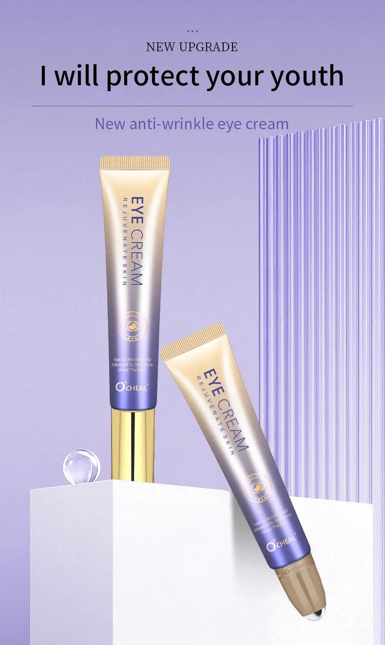 O’CHEAL Anti-Wrinkle Eye Cream – Roller Ball for Dark Circles & Puffiness  Ladies Fashion Flora