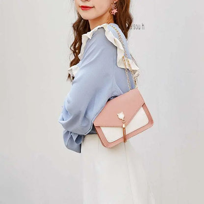 Cute Cat Bag – Small Tassel Messenger Chain Shoulder Purse  Ladies Fashion Flora