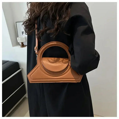 Elegant PU Leather Tote Bag – Solid Color Handbag for Women  Ladies Fashion Flora