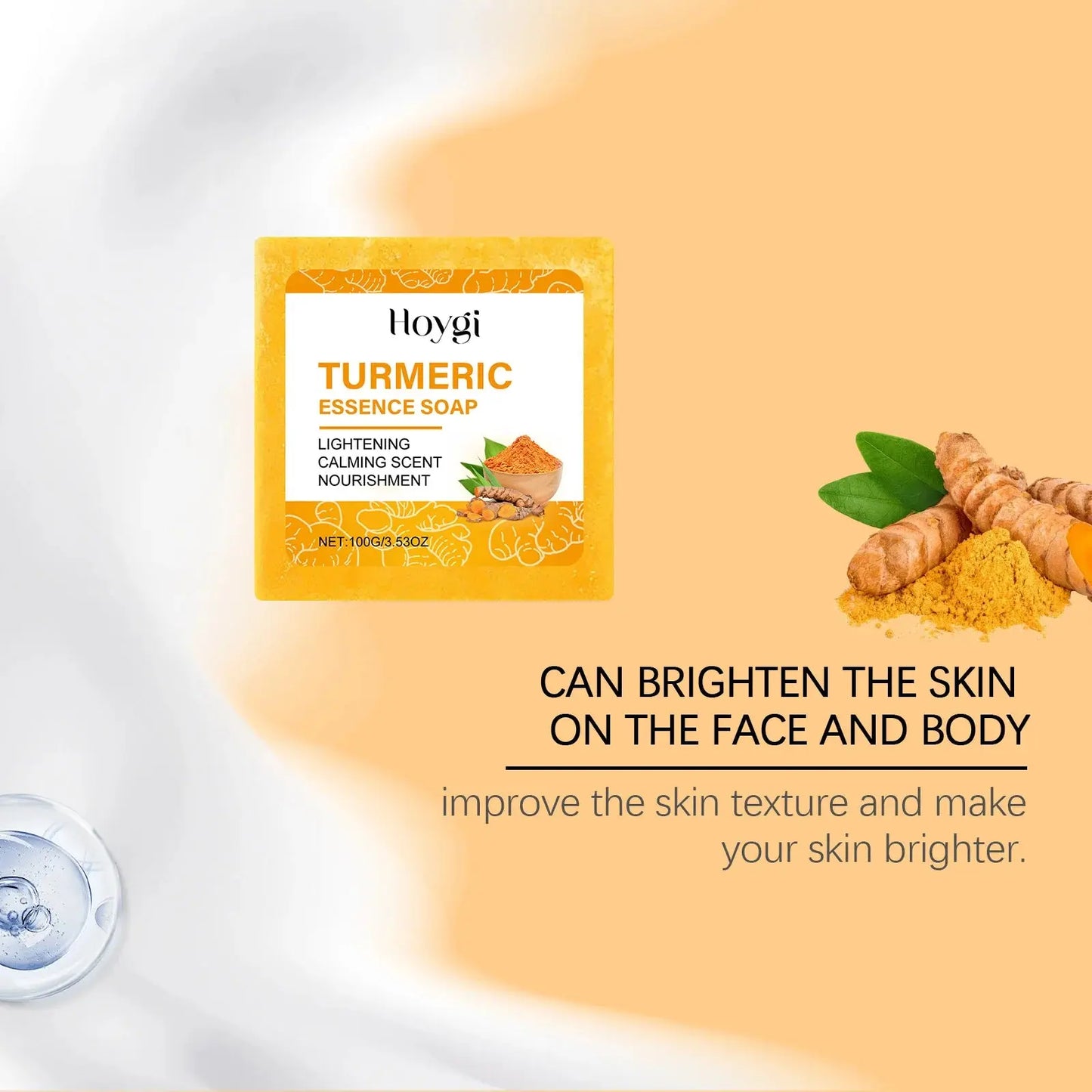 Turmeric Skincare Set – Body Soap for Acne & Dark Spot Removal  Ladies Fashion Flora