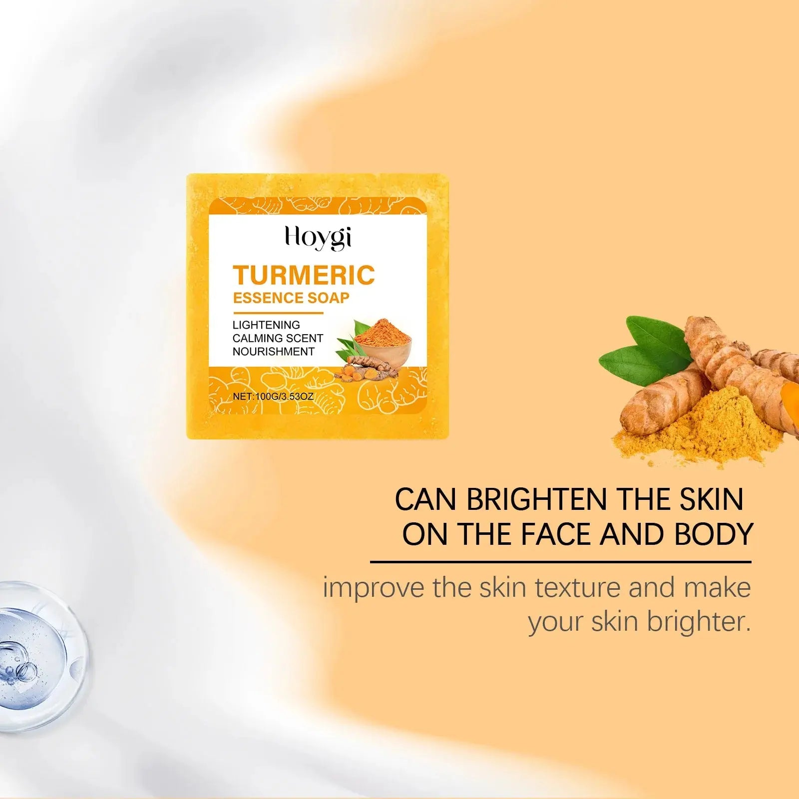 Turmeric Skincare Set – Body Soap for Acne & Dark Spot Removal  Ladies Fashion Flora