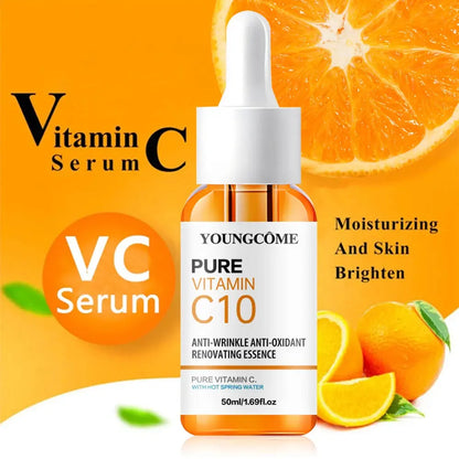 Vitamin C & Hyaluronic Acid Facial Serum – Brighten Dark Skin & Hydrate  Ladies Fashion Flora