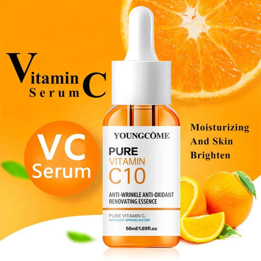 Vitamin C & Hyaluronic Acid Facial Serum – Brighten Dark Skin & Hydrate  Ladies Fashion Flora